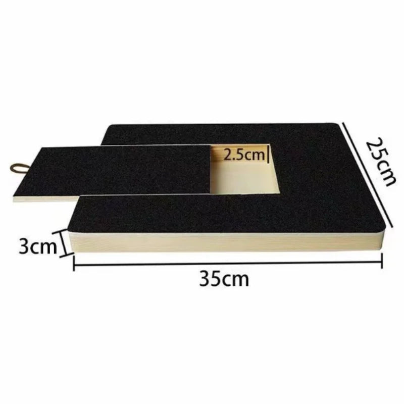 Wooden Dog Nail Scratch Board with Hidden Treat Compartment