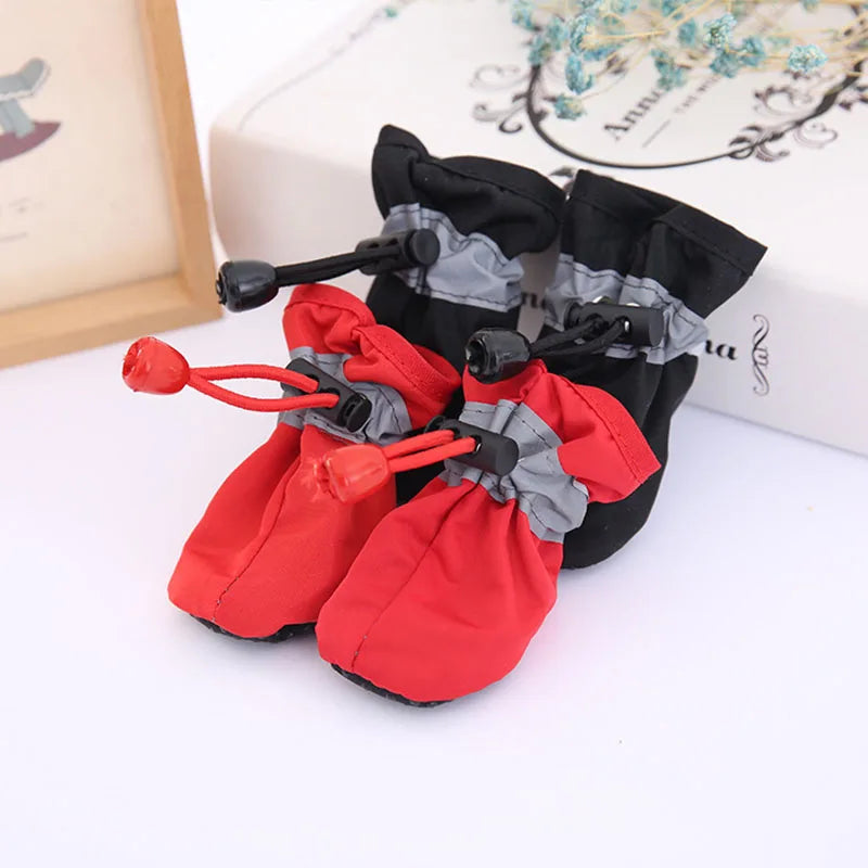 1PC Waterproof Soft Sole Rain Shoes Dog Foot Covers Ideal for Small to Medium Dogs Anti-Slip Protection for Paws