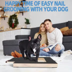 Wooden Dog Nail Scratch Board with Hidden Treat Compartment