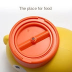 2-in-1 Interactive Dog Toy Pet Automatic Food Treat Dispenser Cartoon Duck Design Slow Food Pet Snack Feeder for Dog Training