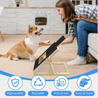 Wooden Dog Nail Scratch Board with Hidden Treat Compartment